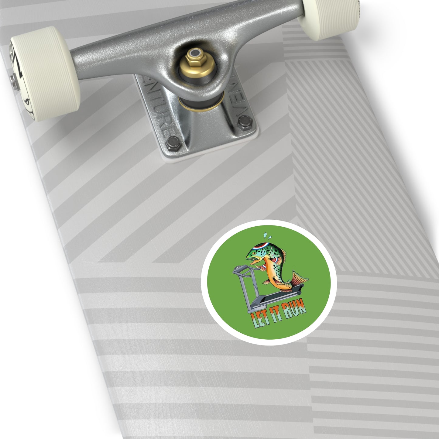 Let It Run Sticker