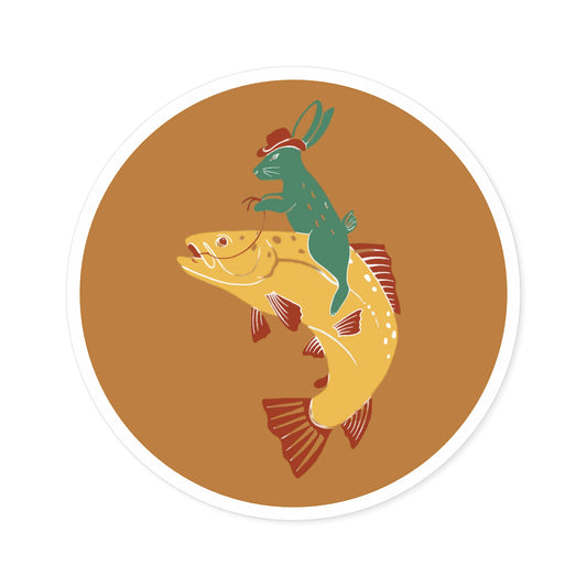 Conejos Trout Sticker